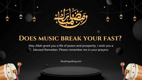 does music break your fast does it enhance the taste of your meal?